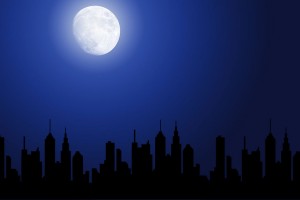 9119-a-night-cityscape-silhouette-with-the-moon-pv